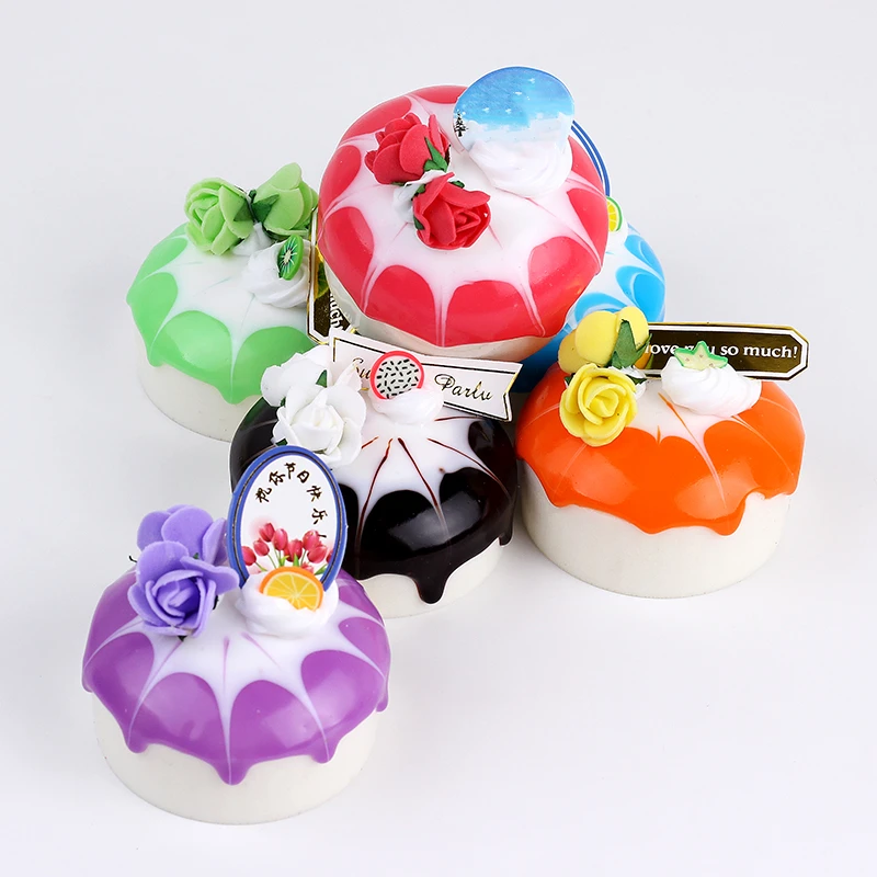 Cake Toy Cream Squishy Pu Bread Squeeze Toys Squishys Cupcakes Cupcake Squishy Toys