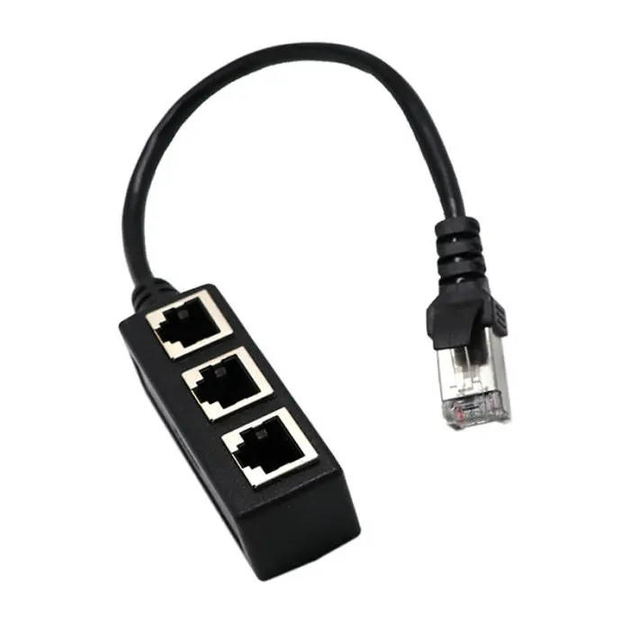 RJ45 Y Splitter адаптер 1-3 порта Ethernet кабель-коммутатор для CAT 5/CAT 6 LAN разъем Ethernet TP899