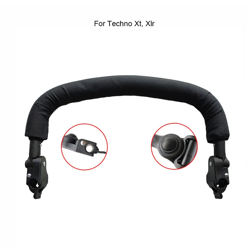 Stroller Armrest For Maclare Techno Xt Xlr Buggy Bumper Bar Adjustable Handrail Safety Bar Baby Replace Accessories