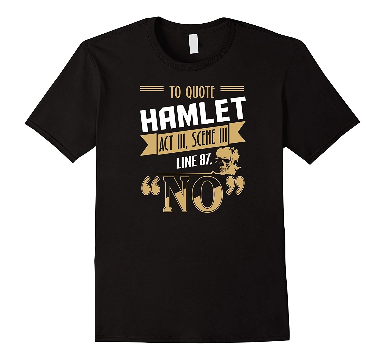 Фото Для цитаты Гамлета нет футболки саркастическая Цитата череп книга арт Т | Мужская