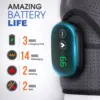 Electric Heating Shoulder Brace LED Display Vibration Shoulder Massage Support Belt Strap For Arthritis Joint Injury Pain Relief 2