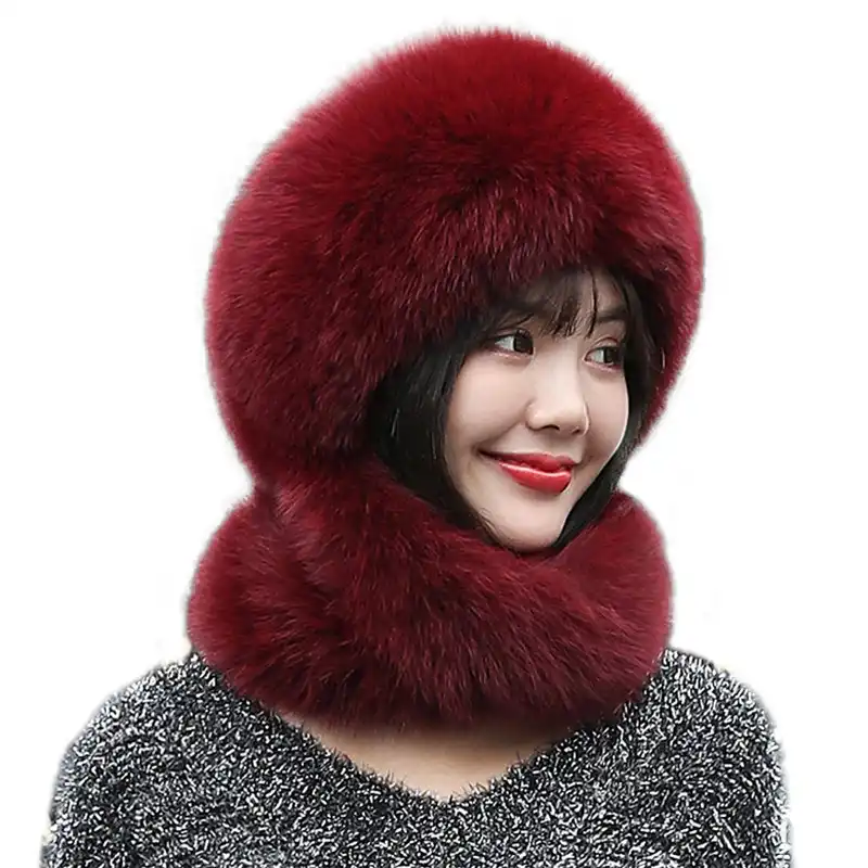 fluffy hat