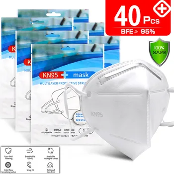 

40pcs profession Face Mask Disposable Mask 4Layer Mouth Masque Filter Dust Mask Modkapjes Modmasker Mud Guard Mascherie Flu Mask