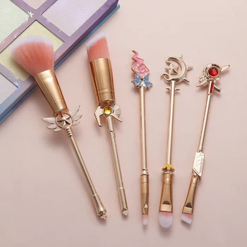 

2020 Magical Girl makeup brushes set Foundation Eye shadow Blush brush sets unique fashion Cosmetics set face makeup tools kits