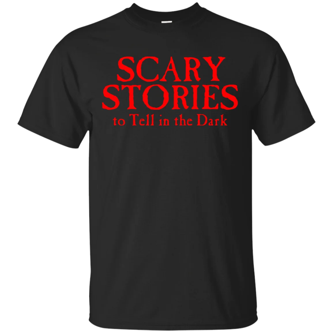Scary Stories to Tell in the Dark Title Classic Horror T-Shirt Black Men- Fashion Men Printed T Shirts | Мужская одежда