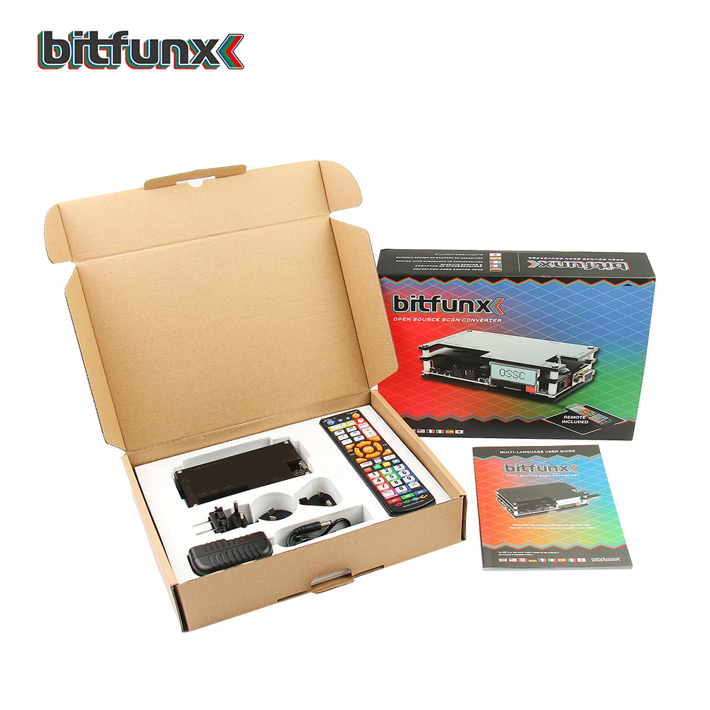 Конвертер Bitfunx чёрный OSSC HDMI для игровой консоли в ретро стиле|Запасные части| |