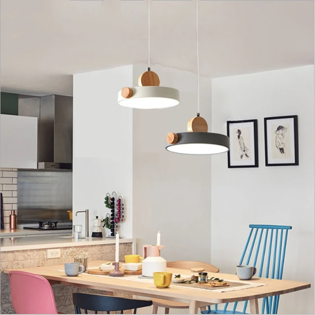 Plafonnier LED au Design nordique moderne, Design rond et blanc, luminaire  décoratif de plafond, idéal pour un salon, une chambre à coucher ou une  salle à manger - AliExpress