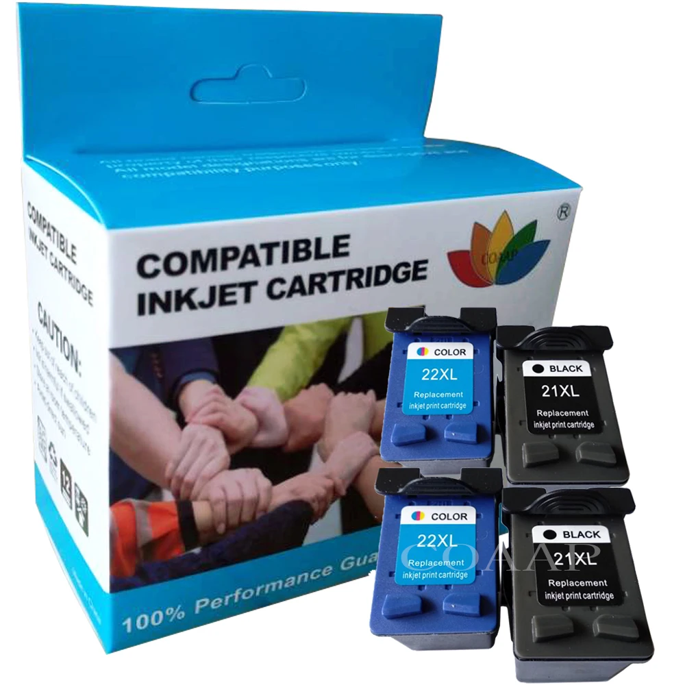 Replacement C9351A Ink Cartridge for HP 21 22 XL Deskjet F370 F375 F380