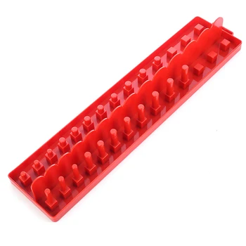 

3pcs Garage Save Space 1/4" 3/8" 1/2" Workshop Heavy Duty Fixed Rack Shelf Stand Organizer Tray Socket Holder Storage Tool