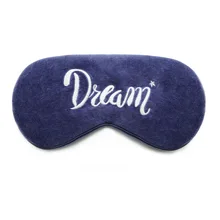 Творческий вышитые плюшевый, с принтом сон глазную повязку настраиваемые оттенок перемещения авиации аксессуары для сна век заботится патч производители