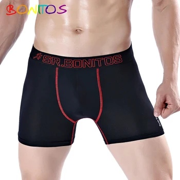 

SRBONITOS Boxershorts Men Underwear Boxers Bodybuilding Shorts Home Underpants Quick dry Mens Nylon Underwear Boxers