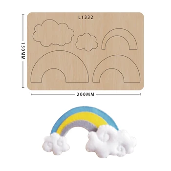 

Baiyun Rainbow Making Decor Supplies Dies Template New Design Craft Cutting Die decoration scrapbook Card Craft