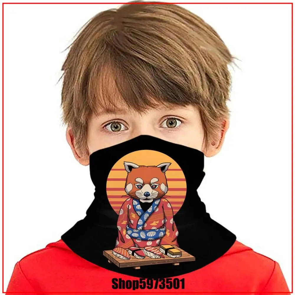 Rad Panda Synthwave Ретро волна ретро милые Многоразовые Дышащие животные печать Гарри