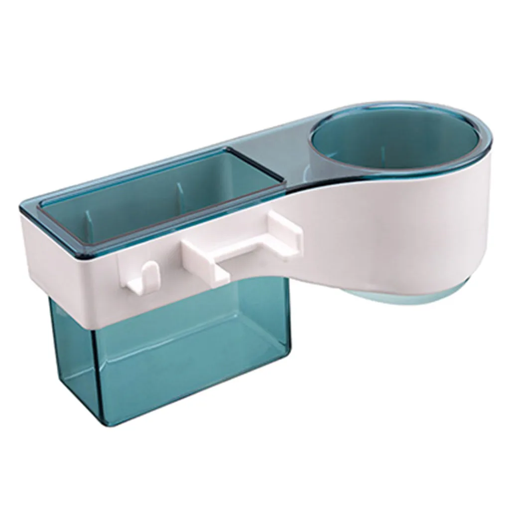 Light blue Держатель для фена для волос, алюминиевая настенная полка для ванной комнаты, фен для волос с корзиной, аксессуары для ванной комнаты Banyo Aksesuarlari - Цвет: Light blue