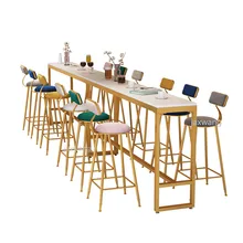 Металлический барный табурет со спинкой высокий табурет индивидуальный барный стул ресторан барные стулья молочный чай десертный магазин высокая скамейка современный