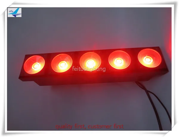 E-1pcs-20pcs СВЕТОДИОДНЫЙ матричный светильник 5x30 Вт WW или RGB 3 в 1 5 глаз COB ослепляющий свет Свадебная сцена освещение