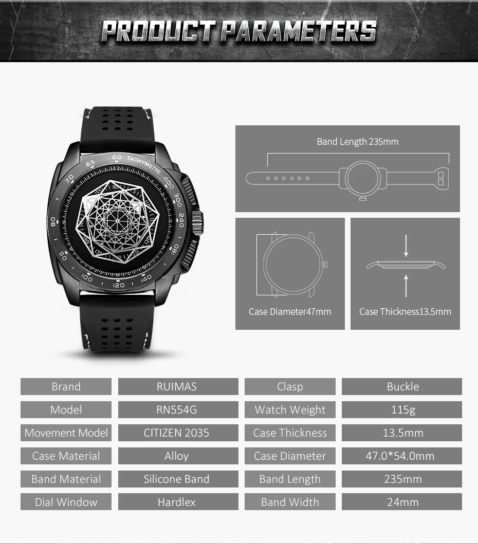 RUIMAS мужские спортивные часы модные силиконовые армейские часы лучший бренд класса люкс Relogio Masculino кварцевые наручные часы мужские