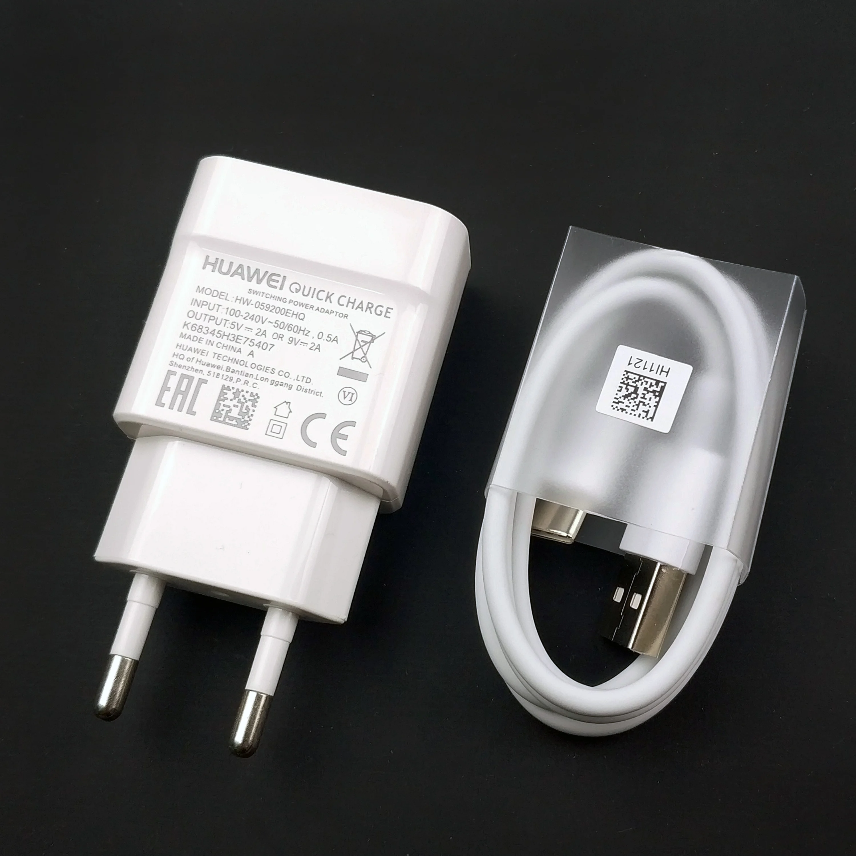 Подлинное huawei P10 lite зарядное устройство 9V2A EU настенный быстрый Usb QC2.0 зарядный