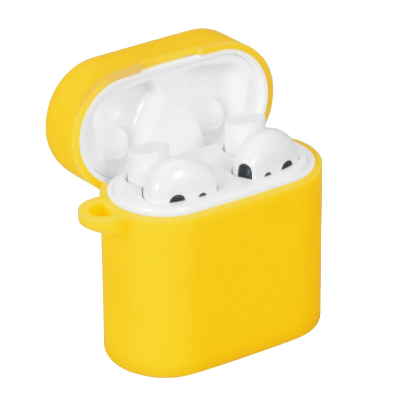 Yellow Силиконовый чехол для Xiao mi Airdots Pro 2 Беспроводная гарнитура mi Air TWS Bluetooth наушники защитный чехол для Air 2 - Цвет: Yellow