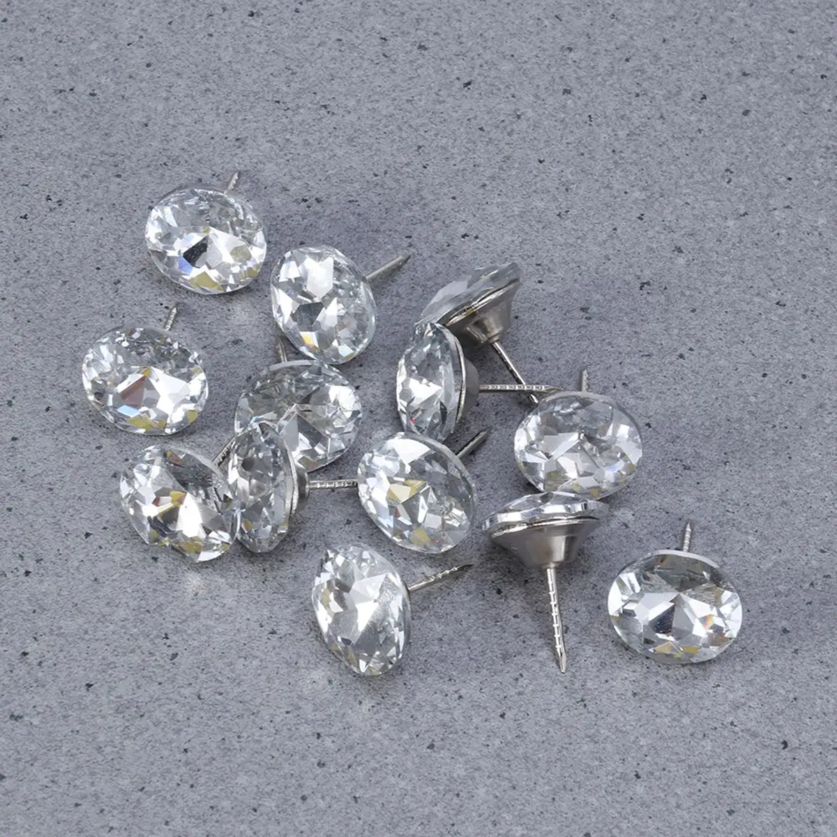 25pcs 22mm bottoni di diamante di cristallo CHIODI PER TAPPEZZERIA DIVANO testiera 