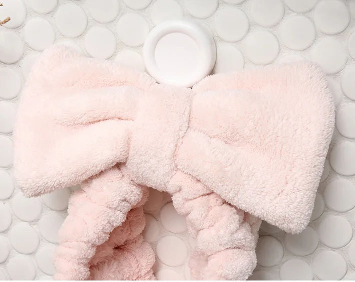 Toalha dos Desenhos Bonito do Urso de Chapéu de Cabelos Turbante do Cabelo do Microfiber Suave à Prova Rapidamente Enrolado Animados Forma Secos Cap Banho Sensação d' Água 2020 7 Touca p xampu