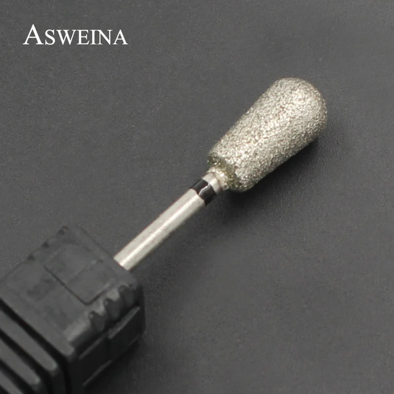 Новый стиль ASWEINA 1 шт. черные алмазные сверла для ногтей профессиональная