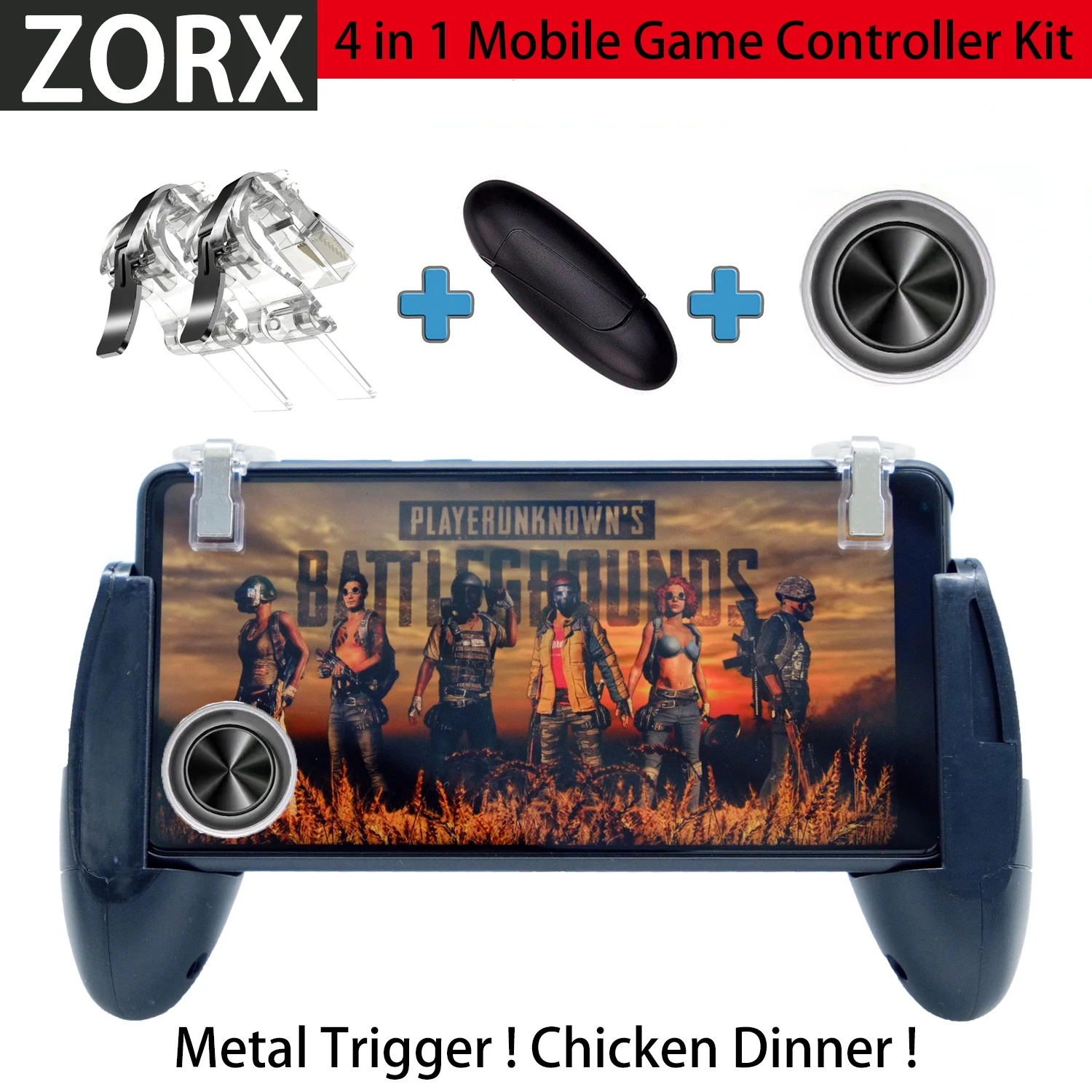 

For PUBG For Call of Duty COD Mobile Game Controller Trigger Fire Aim Button L1R1 Shooter Joystick for IPhone Android Handle