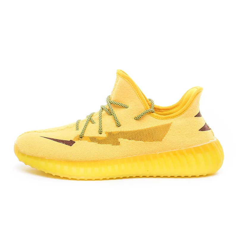 

Pokemon Pikachu Sports Shoes Pokemon Breathable Canvas Shoes Cosplay Comic Fashion Student Running Shoes Non-slip Breathable