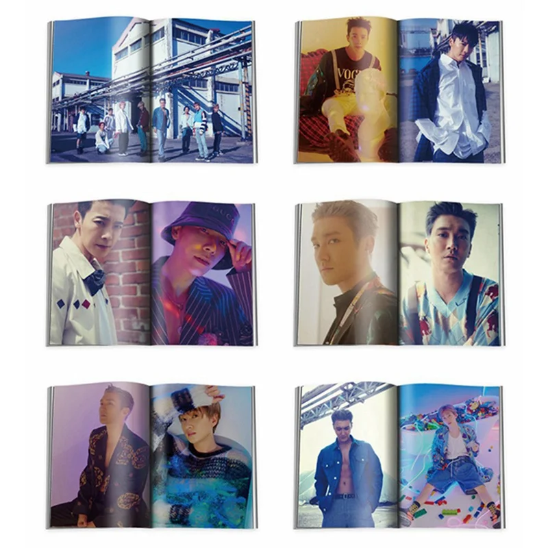 Kpop SUPER JUNIOR 9th альбом Мини-фотоальбом K-pop SUPER JUNIOR Photo Book Photo Card Fans коллекция подарок