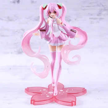 

Hatsune Miku Pink Sakura Miku PVC Figure Collectible Model Toy