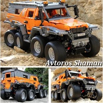 

MOC-5360 13088 Technic car Avtoros Shaman 8x8 23011 APP RC Building Bricks Racing Car Educational Toys Gift