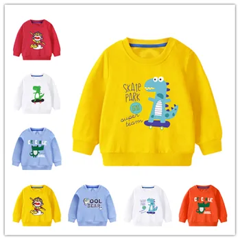 

Baby Girls Sweatshirts long sleeve Blouses Children cotton jackets clothes Kids T-shirt Jackets cartoon tops 4150 02