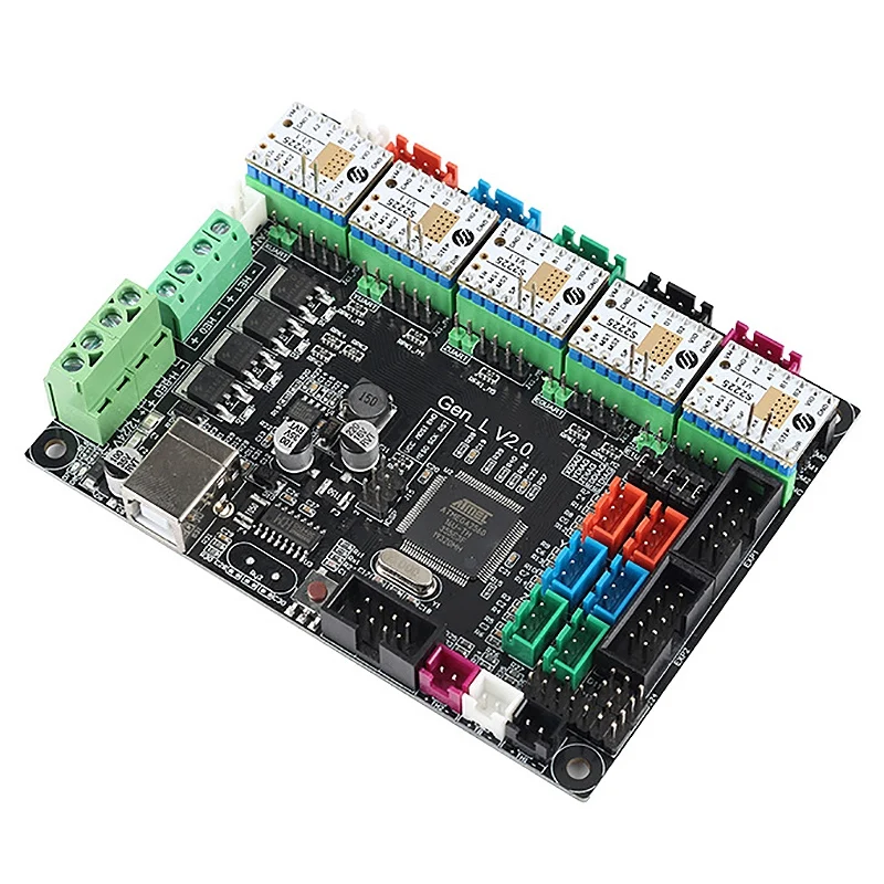 3d принтер материнская плата MKS GEN L V2.0+ TMC2225 V1.1 x5 ультра-тихий драйвер комплект