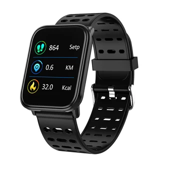 

T6 Full Touch Color Screen Smart Watch With Heart Rate Blood Pressure Monitor Sports Activity Tracker Waterproof Smartwatch