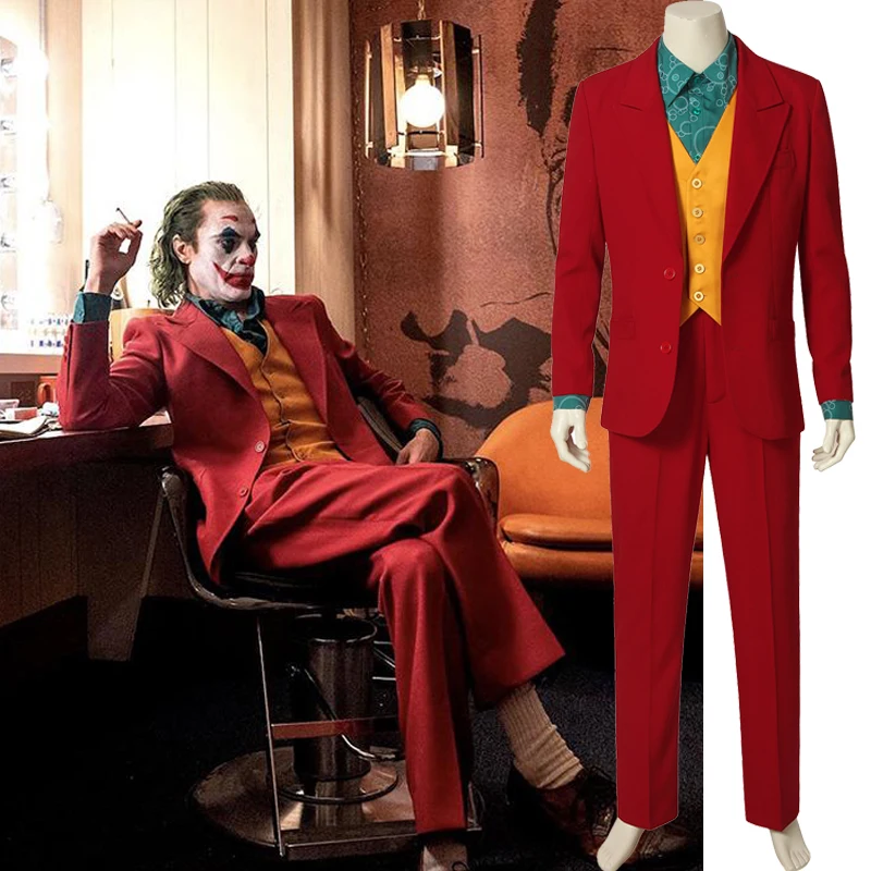 CostumeBuy Joker 2019 Joaquin Phoenix Arthur Fleck маскарадный костюм костюмы туфли вечерние на