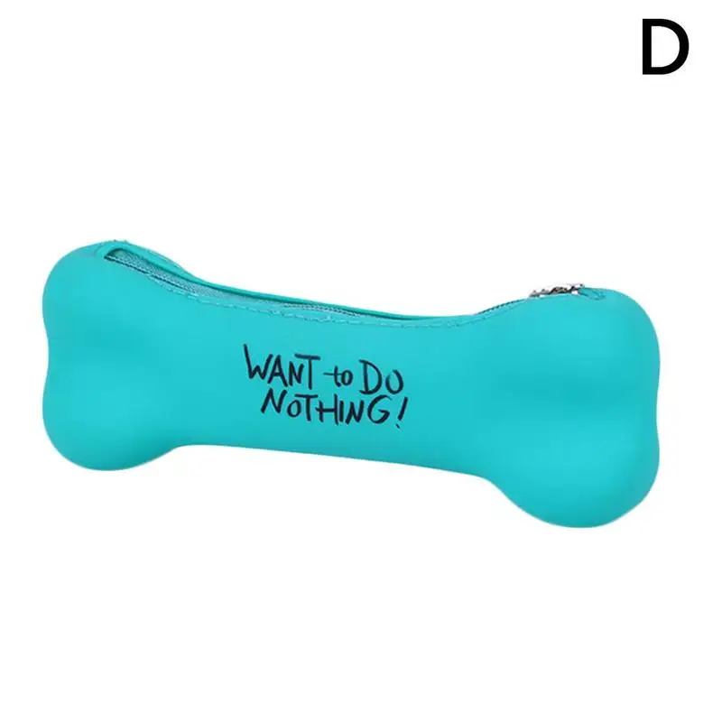 Карамельный силиконовый пенал для офиса канцелярские принадлежности - Color: D