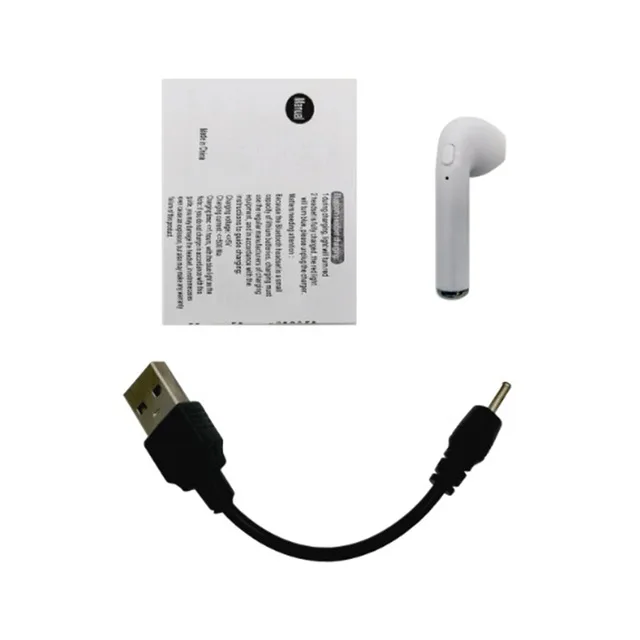 I7s TWS наушники-вкладыши Bluetooth беспроводные наушники мини музыкальный наушник спортивные наушники гарнитура с микрофоном для iPhone 11 LG K40 G5 - Цвет: ONLY Left earphone