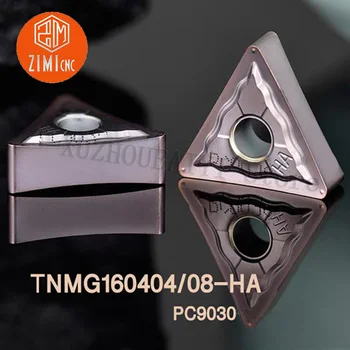 

30PCS TNMG160404-HA PC9030 Triangular External Turning Tool Boring Blade 100% Original CNC Blade