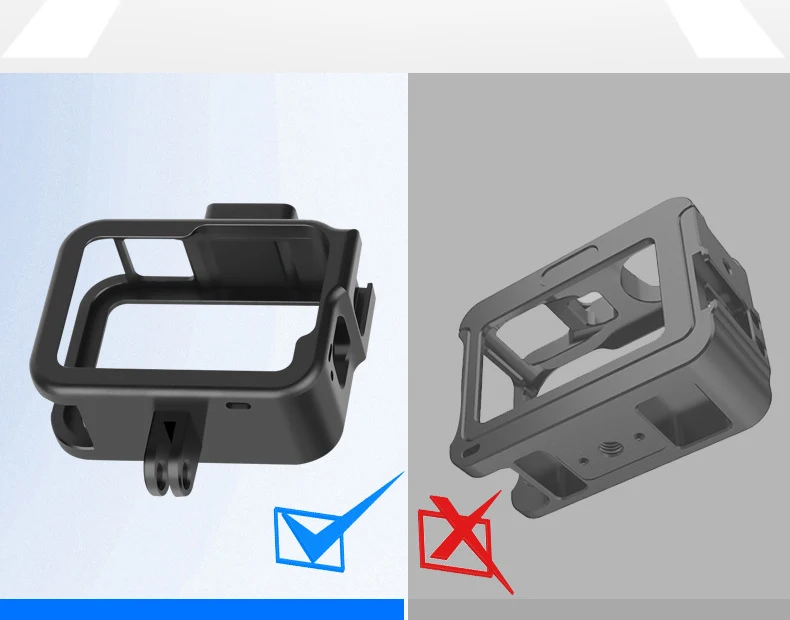 Алюминиевый защитный чехол с рамкой, защитный корпус с ЧПУ+ одиночный винт+ Базовое крепление для GoPro Hero 8 Black Go Pro Аксессуары