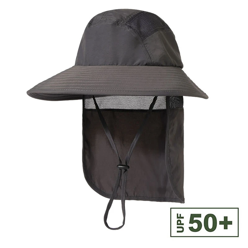 hiking hat with neck flap