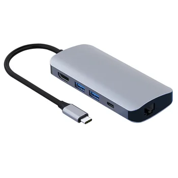 

USB HUB 5 in 1 Type C to Multi USB 3.0 HUB HDMI Adapter Dock for MacBook Pro Huawei Mate Laptop