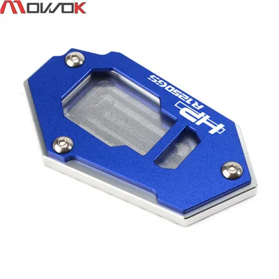silver blue Боковая подставка для мотоцикла, выдвижная подставка для R1250GS ADV R1250GS ADV hp, низкая подвеска-, логотип ''R1250GS hp'' - Цвет: silver blue