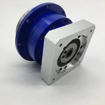 

10:1 Ratio Flange Output Planetary Helical Gearbox Reducer 14mm input 6000rpm for 60mm 200W 400W 600W Servo Motor Robot cnc
