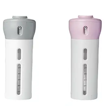 

Traveling In A Four-for-one Environment Travel Sub-bottle Set Lotion Cosmetic Rotary Extrusion Portable Sub-bottle