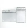 10Pcs/lot Vertical Transparent Vinyl Plastic Clears ID Card Bag Case Badge Holder Accessories Vertical ID Card Badge Holders 5