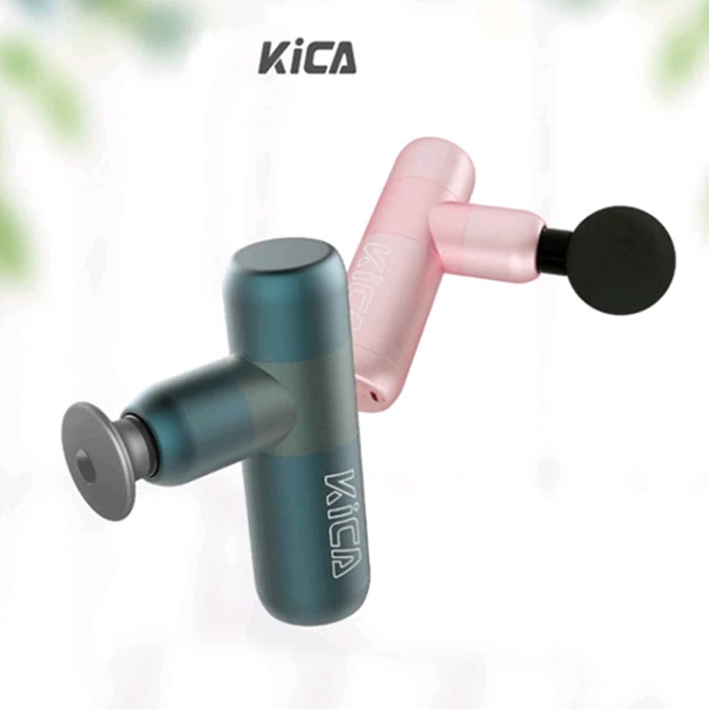 

KICA K2 New design Fascia Gun Mini Size Electric Body Massage 4 Vibration Speeds Handheld for Fitness Athletes Muscle Pain Relie