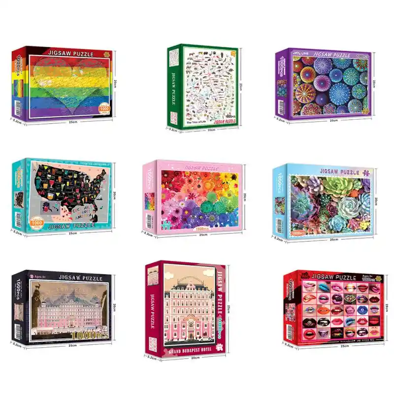 1000 Piece Rainbow Flowers Succulent Plants Jigsaw Puzzles Assembling Picture For Adults Kids Learning Education Puzzle Toy New Puzzles Aliexpress