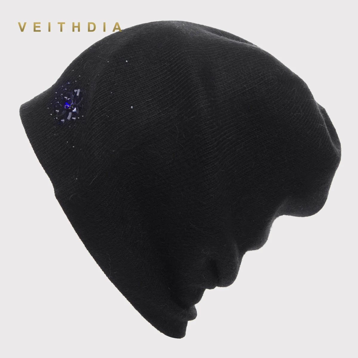 VEITHDIA женские шапки кашемировые повседневные осенне зимние брендовые