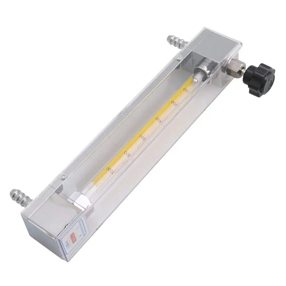 

LZB-6 100-1000L/h Plastic Tube Air Oxygen Flow Meter Fit for 2/5" Hose Working Temperature 0-60 Centigrade