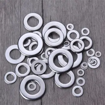 

M1.6 M2 M2.5 M3 M3.5 M4 M5 304 Stainless Steel Flat Washer Plain Washer Gaskets Y98E